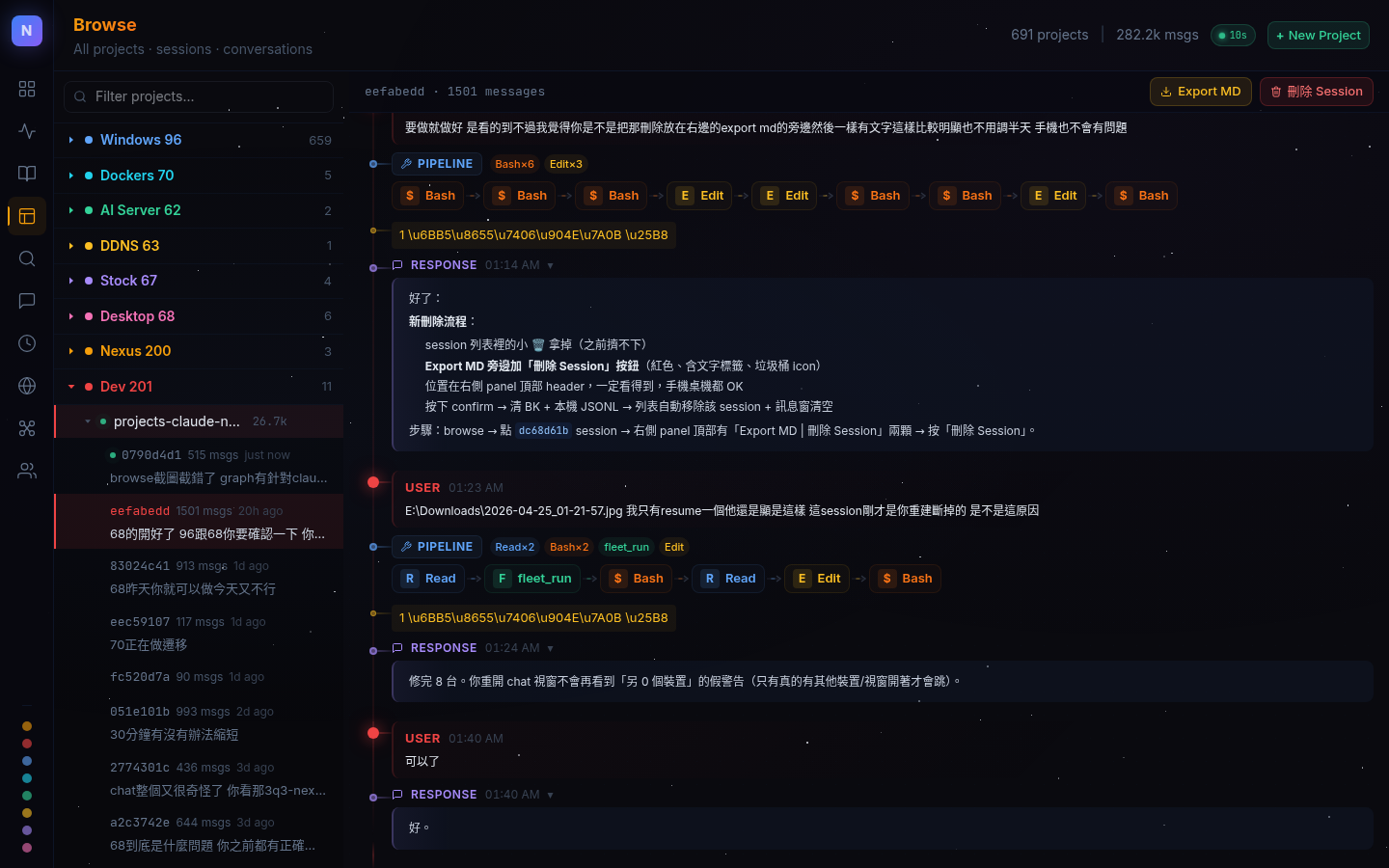 Browse 頁面
